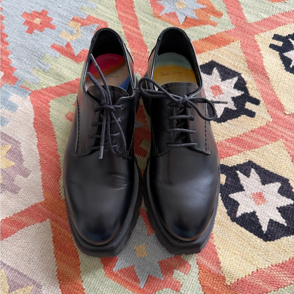 Paul Smith Black Leather Oxford 39